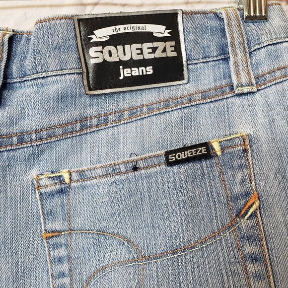 SQUEEZE JEANS Y2K Denim Jean Mini Skirt - Picture 4 of 6